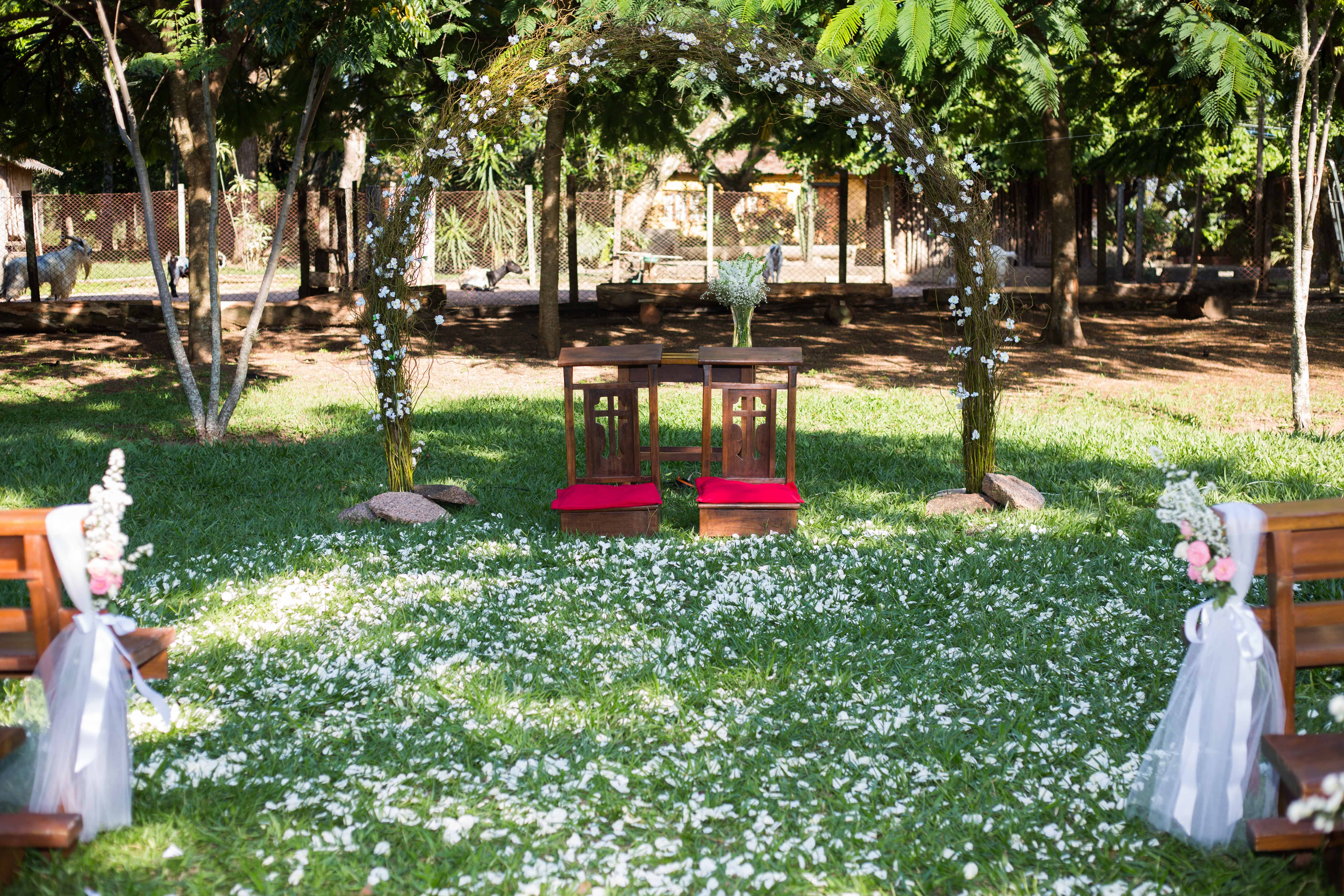 Cerimônia na Fazenda das Pedras